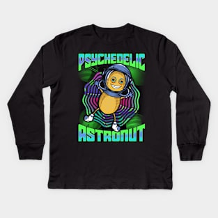 Psychedelic Astronut | Funny Astronomy Gifts | Astronomer Kids Long Sleeve T-Shirt